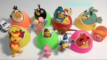 Surprise eggs Angry birds new Peppa pig Donald duck Surprise day