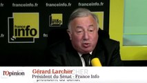 L’union nationale selon Gérard Larcher / Brice Hortefeux se trompe de cible