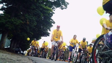 Estilo de vida, com os  amigos, ciclismo em grupo, passeio ciclístico da Primavera em Taubaté, SP, Brasil
