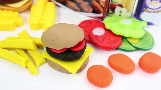 Hamburger Set Play Dough Burger Deli Set Play Doh Hamburger Toy Food Toy Videos