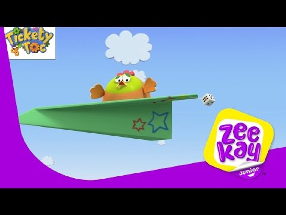 Paper Plane Time! | Tickety Toc | ZeeKay Junior