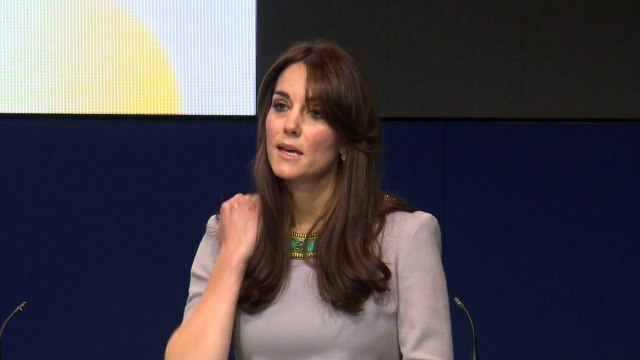 Duchess of Cambridge makes speech at mental health event