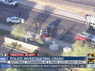 Police investigating crash in Scottsdale