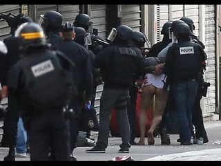 Momento en el que la Policía detiene a uno de los sospechosos
