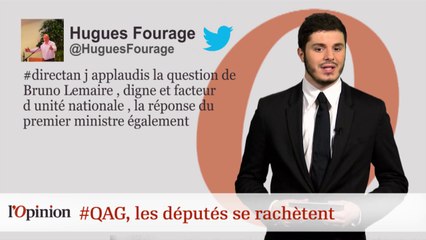 #QAG : les députés se rachètent