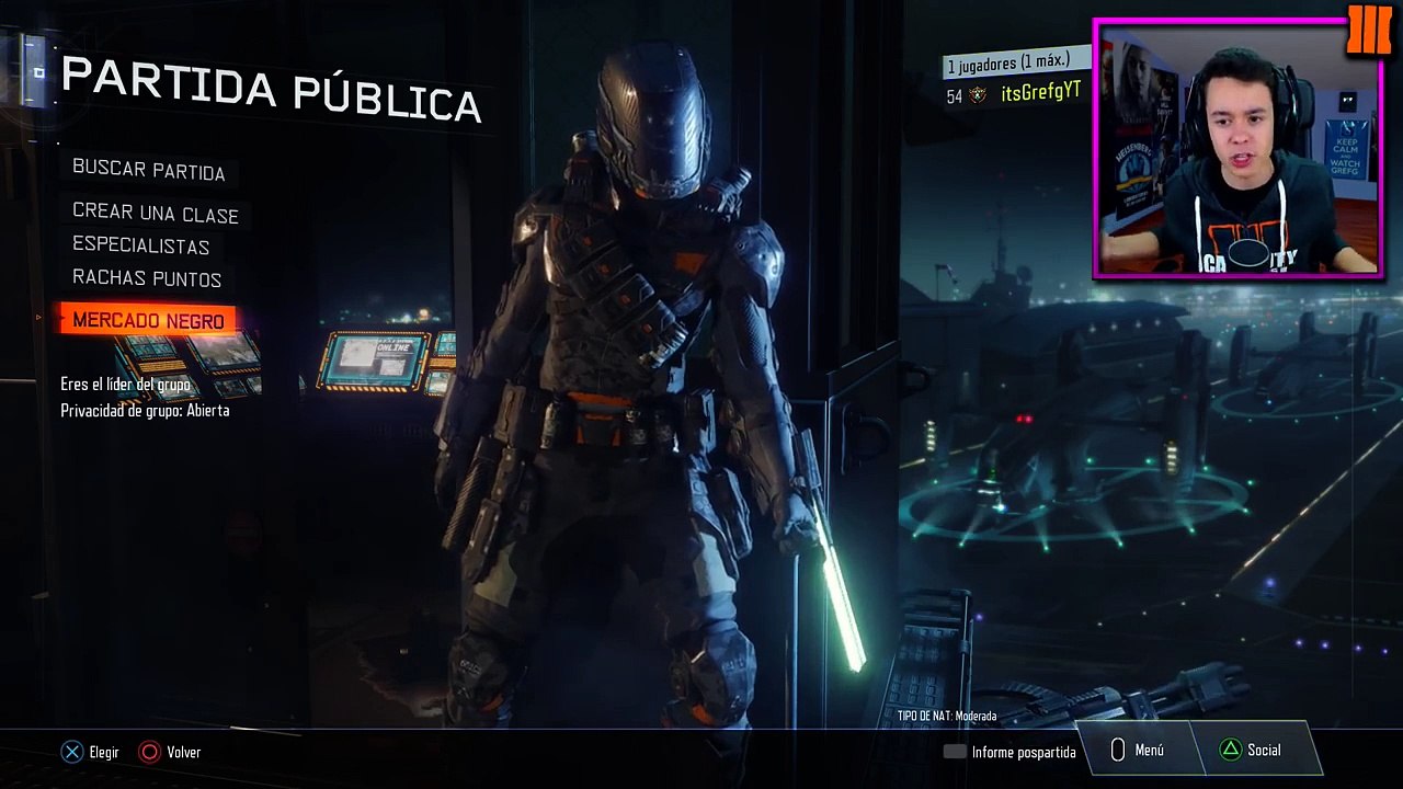 Cuando GREFG abre SUMINISTROS en BLACK OPS 3