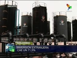 Colombia: cae inversión extranjera 71.3%