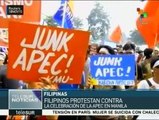 Filipinas: protestan contra cumbre de la APEC en Manila
