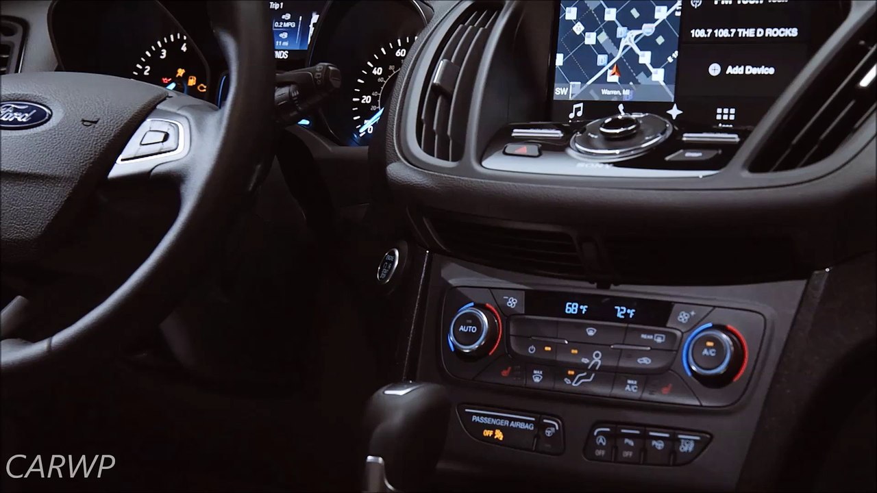 INTERIOR Ford Escape 2017 Facelift