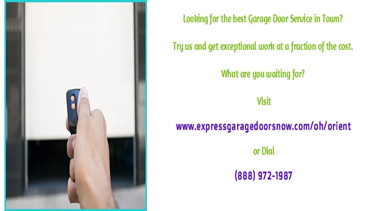 Garage Doors Repairs in Orient, OH