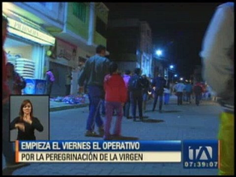 El operativo policial por la peregrinación de la Virgen del Quinche empieza el viernes