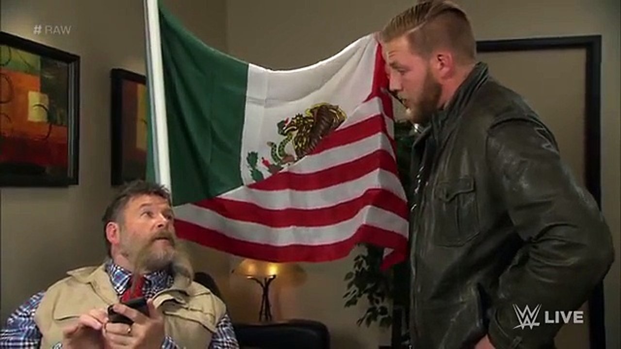 Jack Swagger confronts Zeb Colter Raw November 2 2015