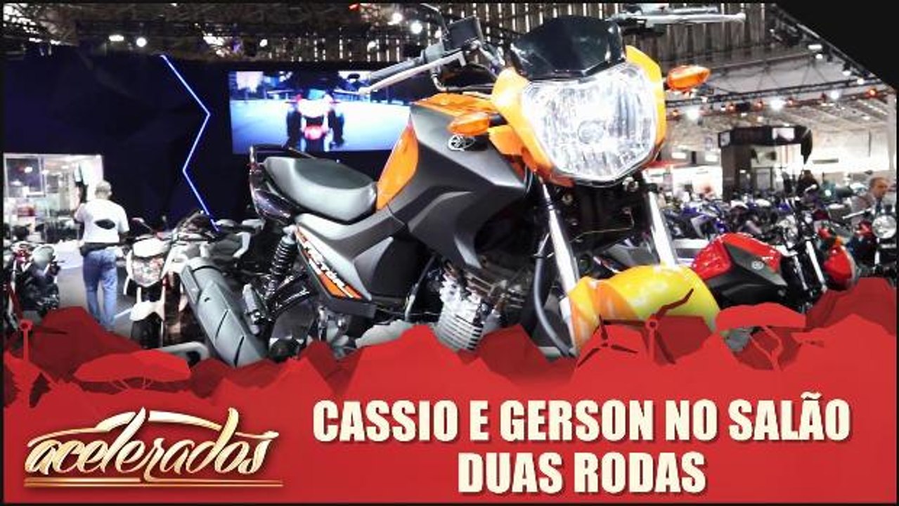 Cassio e Gerson no Salão Duas Rodas