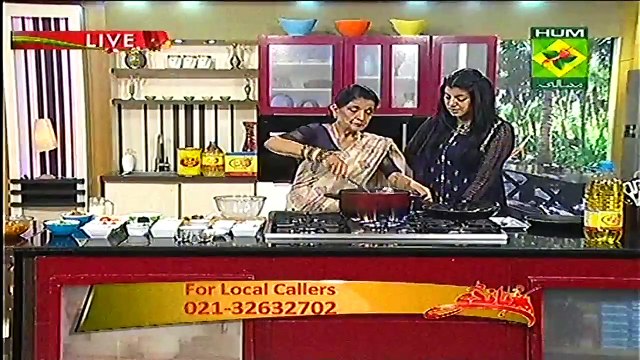 Handi Recipe Chicken Tikka Chili Fry by Chef Zubaida Tariq Masala Tv 18th November 2015