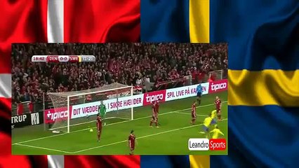 Highlights, Denmark vs Sweden (2-2) EC Qualification 17.11.2015