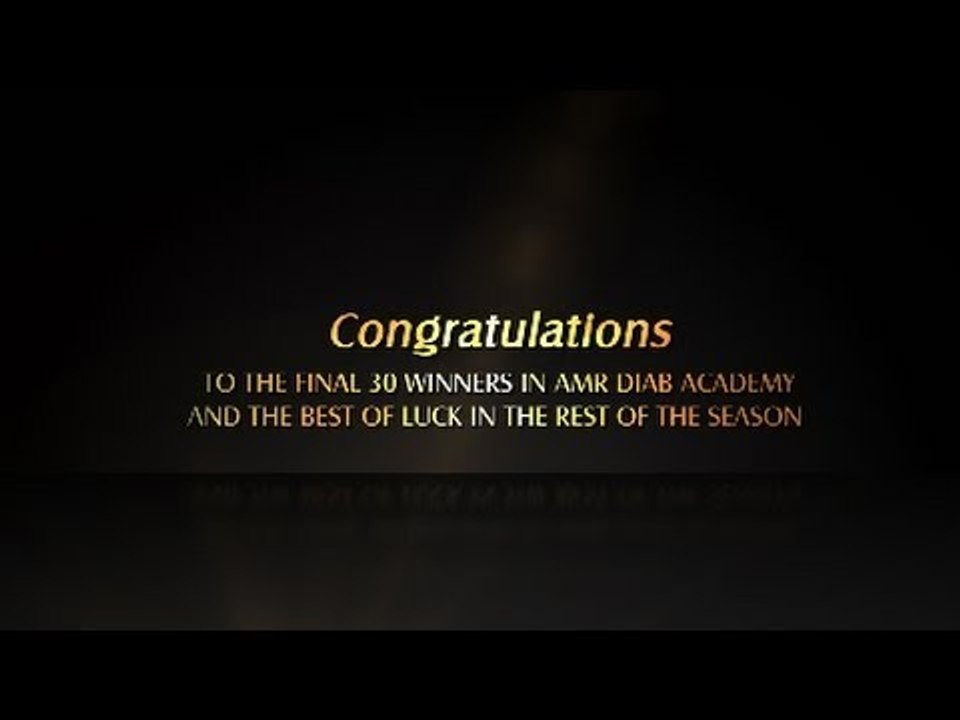 Amr Diab Academy - 30 finalists الفائزون بالمرحلة الأولي