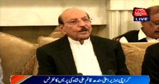 ‎Karachi‬ ‪CM‬ ‪Sindh‬ ‪Qaim‬ ‪Ali‬ ‪Shah‬ press conference