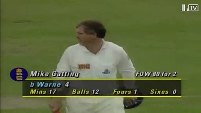 first 100year century Ball by shane warne Australia