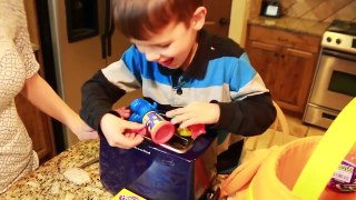 Toast Challenge with AllToyCollector Frozen Toby TMNT Surprise Basket Prize Play Doh Plays