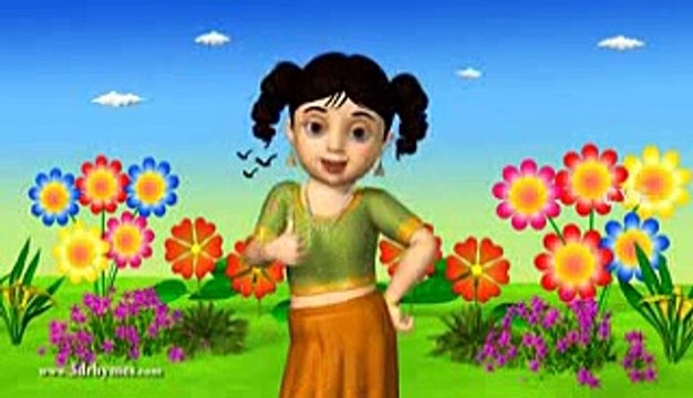 3D Animation Chubby Cheeks Dimple Chin Nursery rhyme for children with Lyrics