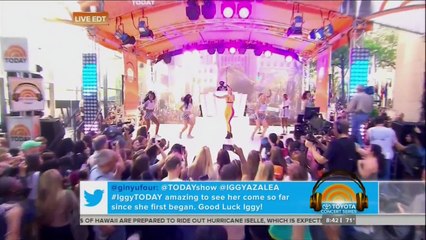 Iggy Azalea Today Show Performance | LIVE 8 8 14