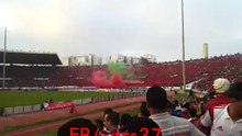 WAC vs ocs الوداد البيضاوي vs اولمبيك اسفي النشيد الوطني المغربي بصوت جماهير وداد الأمة