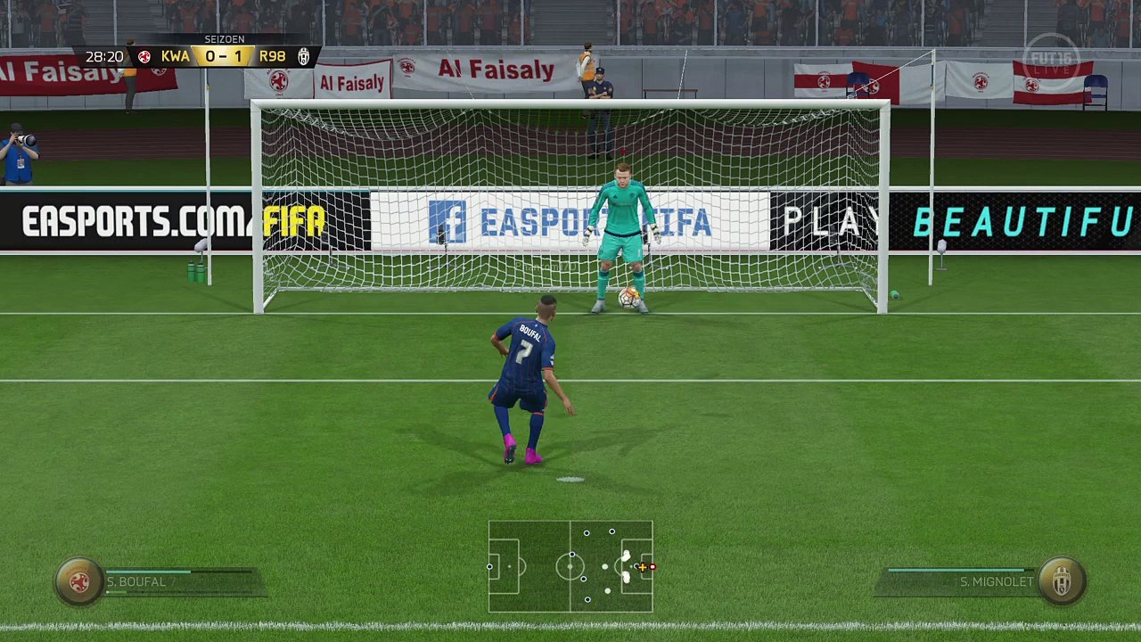 FIFA 16 FUT Seizoenen (In menu's)