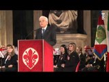 Firenze - Discorso presidente Mattarella (18.11.15)