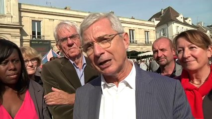 Claude Bartolone en campagne dans les Hauts-de-Seine