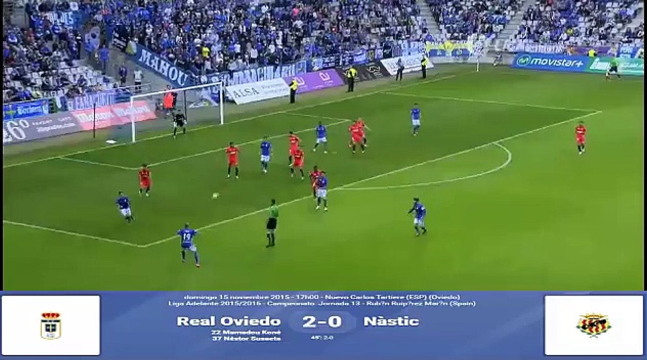 j.13 liga adelante 15/16 Oviedo 2-Nastic T. 0