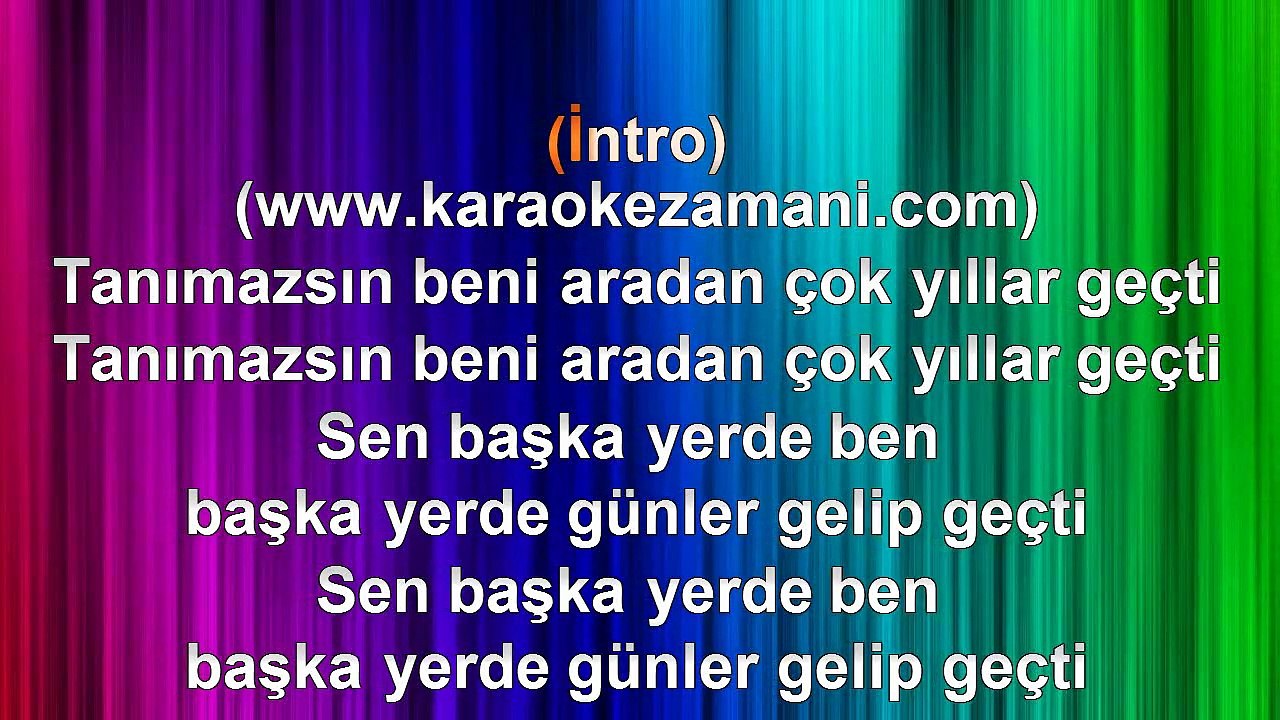 Sevda Karaca - Tanımazsın Beni - 1978 TÜRKÇE KARAOKE