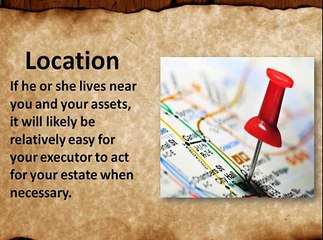 Things to Consider in Choosing an Executor