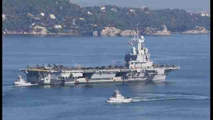 Francia envía el portaaviones Charles de Gaulle para intensificar su ofensiva en Siria