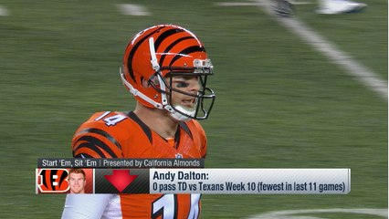 'NFL Fantasy Live': Week 11 Start 'em Sit 'em