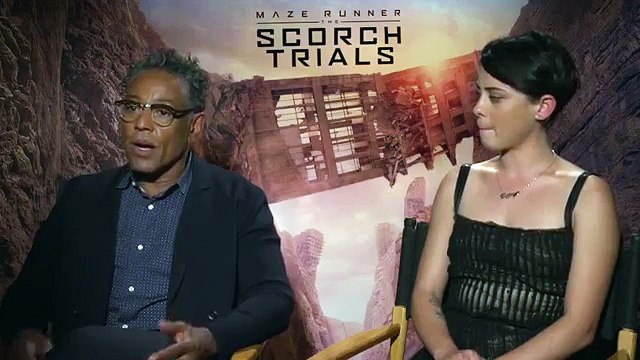 Giancarlo Esposito & Rosa Salazar Interview Maze Runner: The Scorch Trials (2015)
