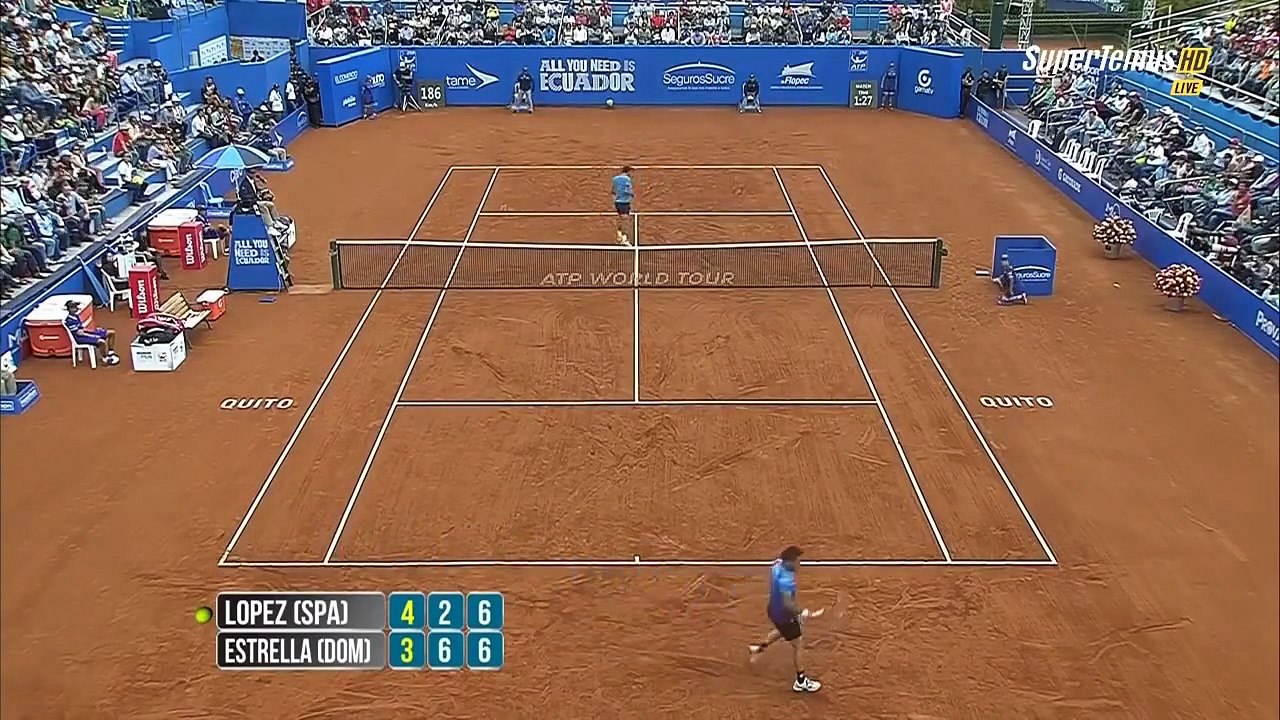 Feliciano Lopez vs Victor Estrella Burgos Ecuador Quito Open 2015 Final Highlights HD