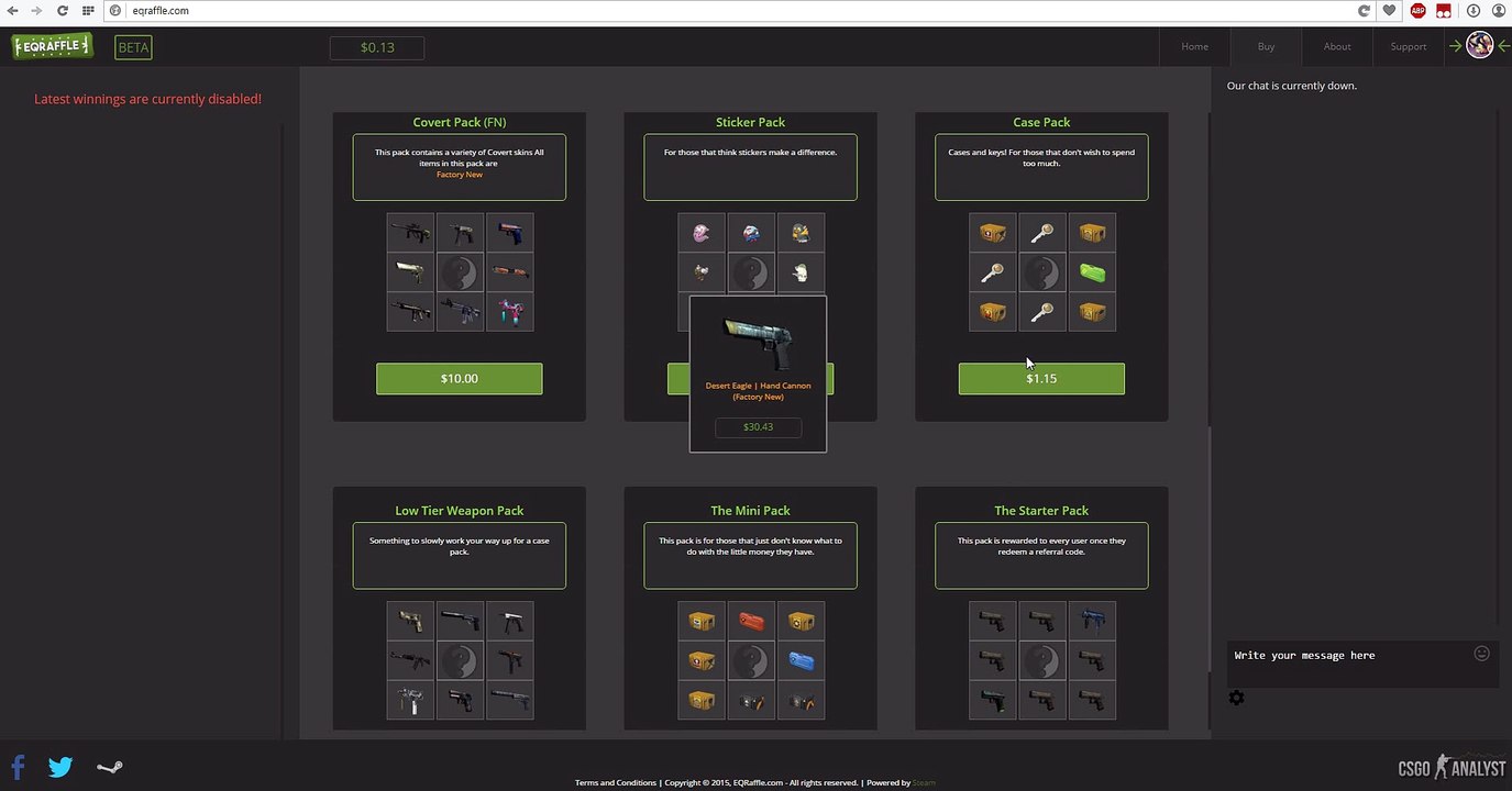 How to get a FREE CS GO skin on this gambling site