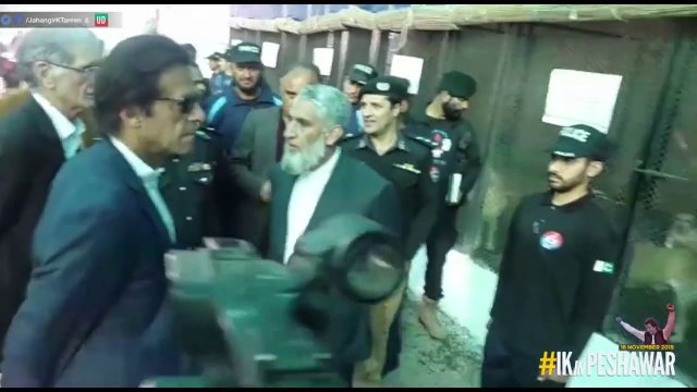 IK Inspecting special K-9 unit dogs of KPK Police!