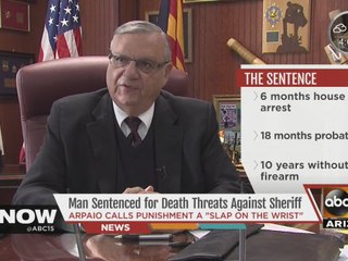 Canadian man punished for threatening Sheriff Joe Arpaio