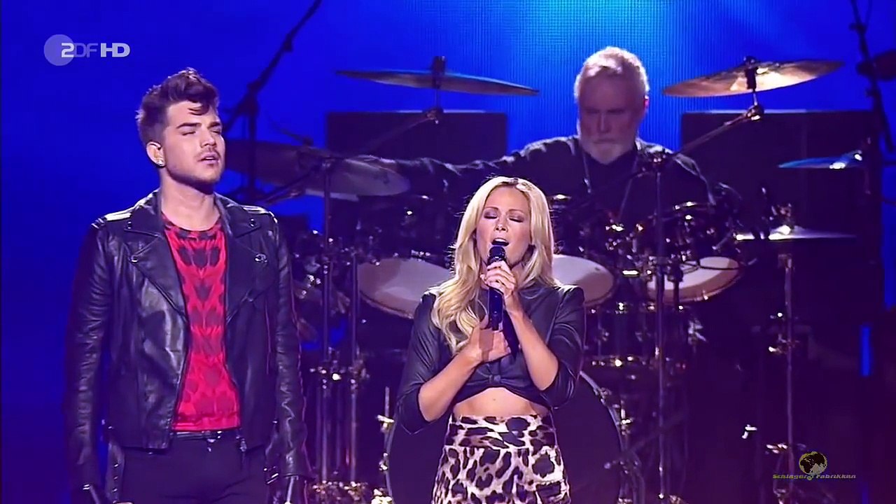 Queen (Adam Lambert) & Superstar Helene Fischer Who wants to live forever H.F.Show Des.201