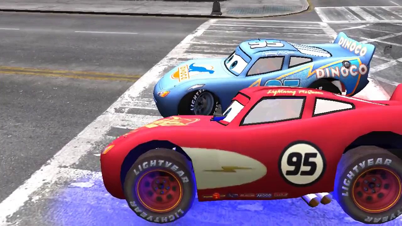 ★Lightning McQueen★ Dinoco Disney Pixar Cars & Batman Spiderman Superman & Nursery rhymes