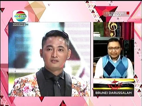 D'Academy Asia Irwan 'Gadis Malaysia' Komentar @ Konser Result Show Top 20