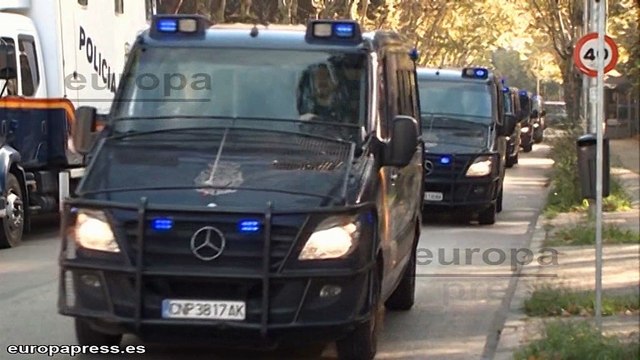 84 detenidos en el desalojo de el 'Johnny'