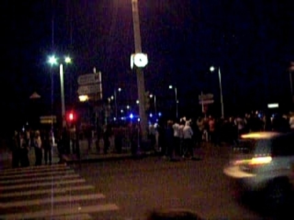 Manifestation à Lyon - pont Wilson