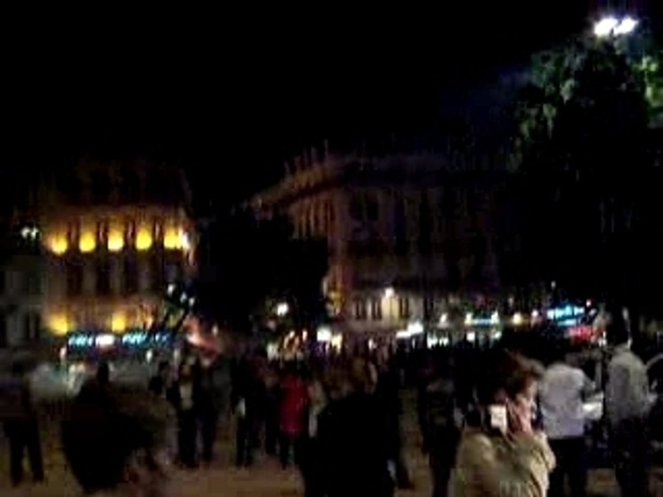 Incidents avec la police Lyon Bellecour