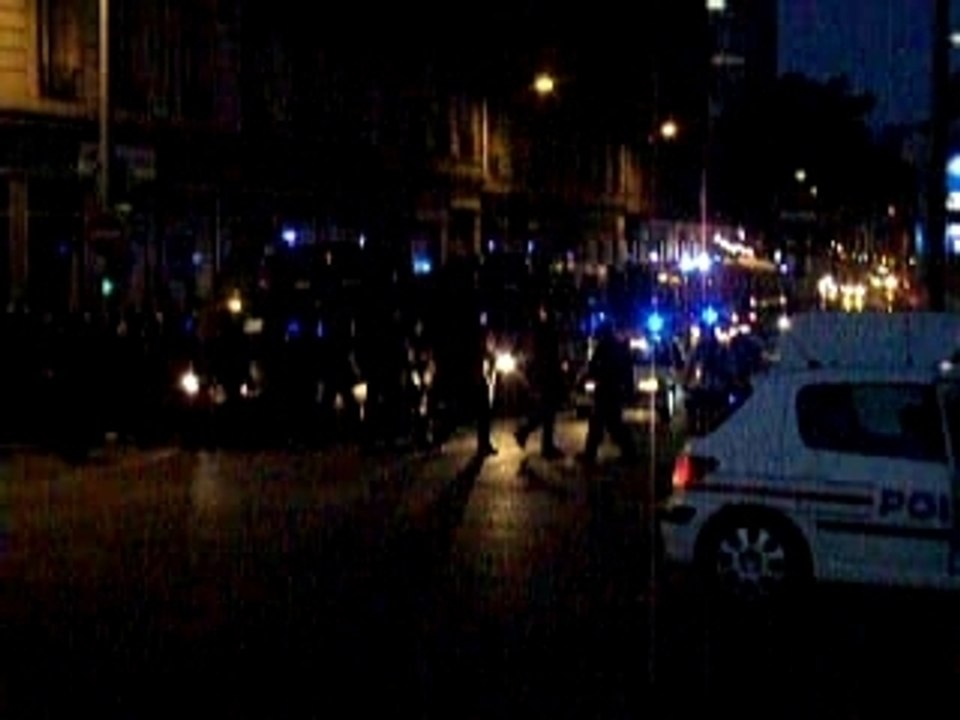Manifestation spontanée à Lyon