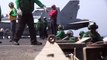 Iraq Airstrikes USS George H.W. Bush Flight Deck