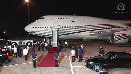 APEC 2015_ Arrival of Sultan Hassanal Bolkiah, Brunei 2015