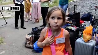 Out of the mouth of a child Polina from Horlivka about war Eng Subs