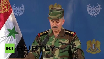 Syria ISIS have suffered big losses and are fleeing to Turkey - Army spokesperson